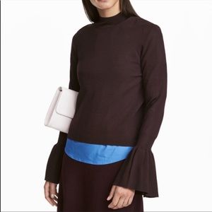 H&M Knit Skirt and Turtle Neck Set Small